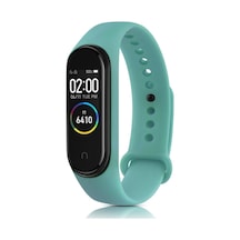 Mi Band 4 Klasik Kordon - Turkuaz Ahşap