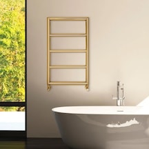 800mm x 500mm Paslanmaz Çelik Trendy Parlak Brass Altın Gold Havlupan