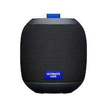 Ultimate Ears Wonderboom Play Taşınabilir Su Geçirmez Bluetooth, Büyük Bas Ve 360 Derece Ses, 40 M Kullanım Mesafeli Toz Geçirmez Hoparlör, Siyah