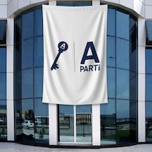 Anahtar Parti Bayrağı 140gr Premium Raşel Kumaş 400x600cm Diğer