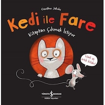 Kedi ile Fare Kitaptan Çıkmak İstiyor - Günther Jakobs - İş Bankası Kültür Yayınları