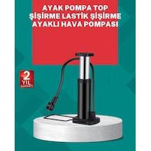 Hnrlıshp Manuel Ayak Pompası Extra Güçlü Lastik Şişirme Pompası