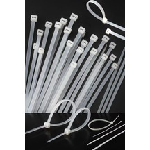 Kablo Bağı 100 Adet Cırt Kelepçe-nylon66 2.5 X 140mm - Beyaz