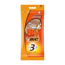 Bıc 3 Sensitive Tıraş Bıçağı 4'lü Poşet 3 Bıçak - 8 Adet Tarı