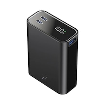 Mey İthalat Pw501 20.000 Mah Dijital Göstergeli 2 Adet 45w Type - C Ve 22.5w Usb Çıkışlı Şarj Pd Hızlı Şarj Powerbank - Siyah