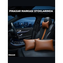 Fiat 500 Oto Koltuk Taba Renk Boyun Yastığı 2 Adet 1