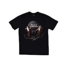 Stoned&Fame Unisex Siyah Sabbath Baskılı T-shirt SIYAH Siyah