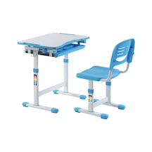 Ayarlanabilir Ergonomik Çocuk Aktivite Masası (3-10 Yaş-Mavi)