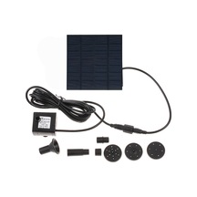 Leezsing Güneş Enerjili Sürekli Akışlı Su Pompa - 75cm Yükseklik, 160l/saat Debi, 20000+ Saat Ömür, Sıfır Elektrik Tüketimi