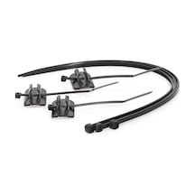 Xlc Br-x11 Kablo Tutucu 3 Lü Siyah