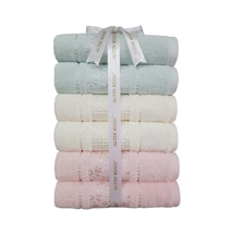 Mix & Match Yüz Havlusu 6 Adet Pembe