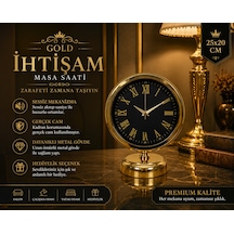 Prestige Gold Roma 25 X 20 Cm Metal Masa Saati