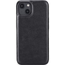 Apple Uyumlu iPhone 15 Deri Arka Kapak Rock Rst1