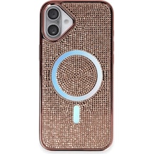 Joko Apple Uyumlu iPhone 16 Plus Kılıf Helen Magsafe Kapak - Pembe Pembe