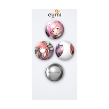 Ddlc Doki Doki Literature Club Oyunu Oyun 3'lü Metal Rozet Seti 58mm İğneli Buton Çanta Yaka Rozeti Çok Renkli