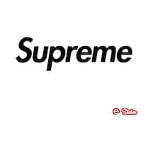 Supreme Sticker Oto Cam Sticker