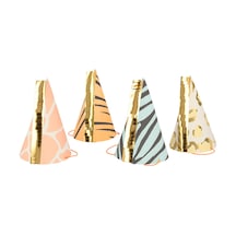 Meri Meri - Safari Party Hats - Safari Parti Şapkaları - 8'li Çok Renkli