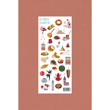 M69 İstanbul Un Tatları Sticker Seti Çok Renkli