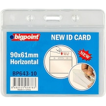 Bigpoint Kart Poşeti Yatay 90x61mm X 10 Adet