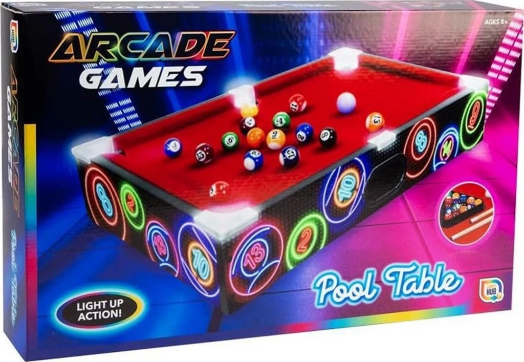 Ledli Masaüstü Bilardo 50x30 Cm