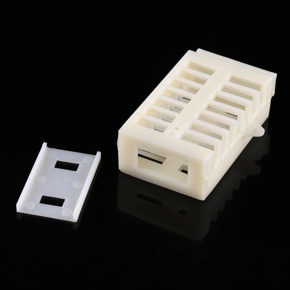 Tenfowee 10 Adet Plastik Arı Kraliçe Kafesi - Ayarlanabilir, Hafif Ve Dayanıklı - Arıcılık İçin Uygun - Kolay Kurulum