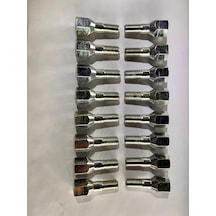 Tofaş Uyumlu Oem Bijon 16'lı Set 53mm Toplam Boy 30mm Diş Boyu Aa...