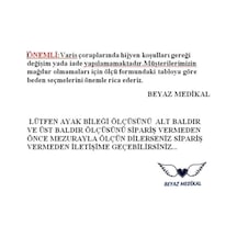 Dukavas Orta Basınçlı 23 - 32 Mmhg Diz Altı Varis Çorabı Bej Rengi Bej CCL2 7 Kapalı Diz Altı