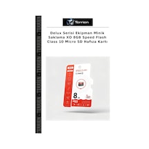 Delux Serisi Ekipman Minik Saklama Xo 8gb Speed Flash Class 10 Micro Sd Hafıza Kartı