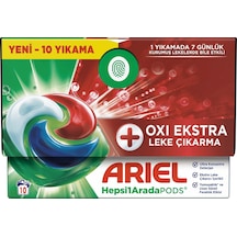 Ariel Hepsi1arada Pods Oxi Extra Leke Çıkarma Kapsül Çamaşır Deterjanı Beyazlar Ve Renkliler 10 Yık