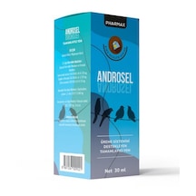 Pharmax Androsel 30 Ml Solüsyon Avian Reprodüktif Destek, E Vitamini Ve Selenyum Matriksi