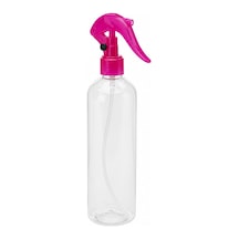 Plastik Sprey Şişesi, Boş, Şeffaf Pembe