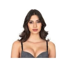 Genel Markalar Belvü Balenli Destekli Push Up Sütyen Antrasit - 915155272 Antrasit