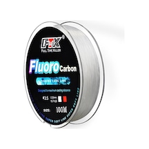 Ftk 1 Adet 100 M Balıkçılık Lideri Hattı Naylon Monofilament Olta Sazan Sinek Balıkçılık Kablosu 4-34lb 34.32 Lb