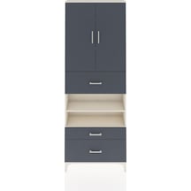Arges Dolap 5 Raflı 3 Çekmeceli 2 Kapaklı 88x30x243 Aytaşı-an... Aytaşı
