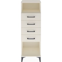 Arges Dolap Tek Raflı 4 Çekmeceli 44x30x134 Aytaşı-aytaşı Aytaşı