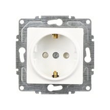 Günsan Eqona Beyaz Çocuk Korumalı Topraklı Priz Mekanizma