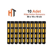 Kauçuk Köşe Kolon Koruma Eko Petekli 10'lu Set