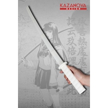 Kazanova Design Basic Katlanabilir Katana Figür 80 Cm Beyaz Anime Cosplay