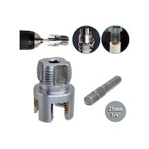 6424 Pvc Pprc Boru İç Ve Dış Diş Açma Aparatı 3/4" 25 Mm