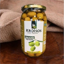 Kroisos Organik Yeşil Çizik Zeytin 1000gr