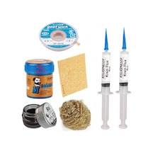 Kremlehim Mchanc 138 C 42gr Havya Uc Temizleyici Seti Flux Lehim Toplama Cp-2515 Lehim Emme Teli, Set01