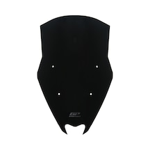 GP Kompozit Yamaha NMAX 125 / 155 2015-2020 Uyumlu Kısa Ön Cam Siyah 47 cm