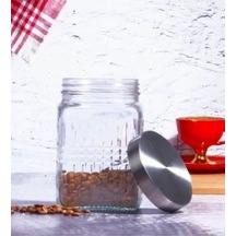 Kosova Cam445 Metal Kapak Kavanoz Çok Renkli