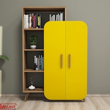 Variant Variant Form Çok Amaçlı Dolap Ve Kitaplık Ceviz - Sarı