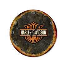 Motor Harley Davidson Company Akarlı Duvar Saati (408136689) Çok Renkli