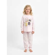 Kız Çocuk Pijama Takım St09547 Pembe