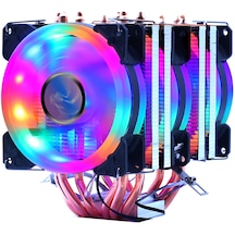 Gametech Freezer HD 3.0 AMD/Intel Gaming Rainbow Kule Tipi İşlemci Fanı 160W TDP