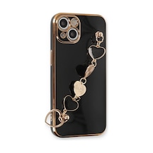Newface - 457 - İphone 14 Plus Kılıf Esila Silikon - Matxzngz - - Siyah