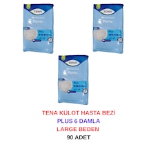 Tena Külot Hasta Bezi Plus 6 Damla Large Beden - 90 Adet L