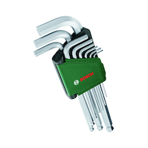 Bosch Top Başlı Uzun Alyan Anahtar Takımı 9 Parça - 1600A02BX9